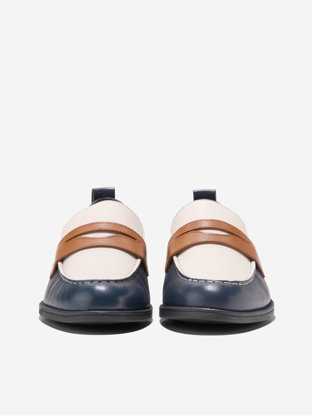 Cole Haan Women's Stassi Penny Loafers in Navy Ivy Pecan sz 8.5 - Picture 3 of 12